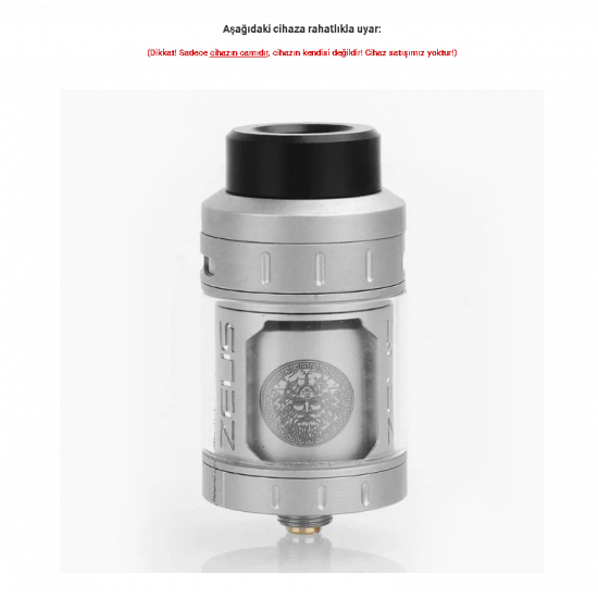 GeekVape Zeus Single RTA Bubble Atomizer Camı - Zeus Single Cam