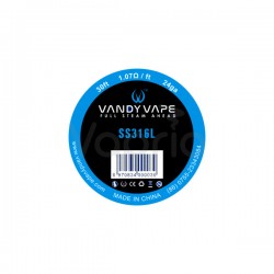 Vandy Vape - SS316L 24 Ga Makara Tel | 30ft - 1.07 Ohm/ft