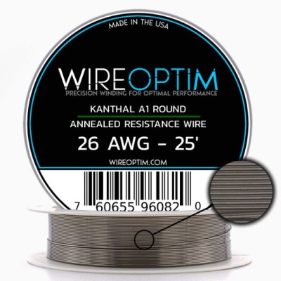 Wire Optim | Kanthal A1 - 26 GA Makara Rezistans Teli - 25 FT - Orijinal