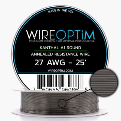 Wire Optim | Kanthal A1 - 27 GA Makara Rezistans Teli - 25 FT - Orijinal