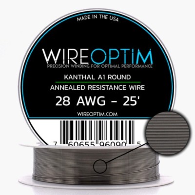 Wire Optim | Kanthal A1 - 28 GA Makara Rezistans Teli - 25 FT - Orijinal
