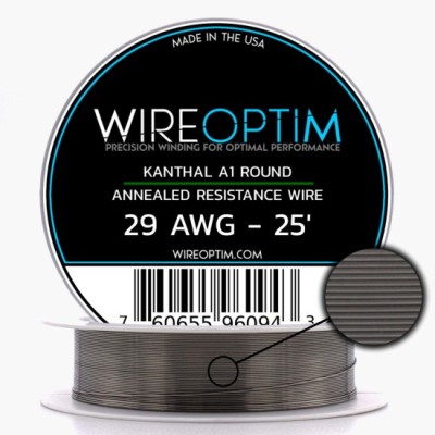 Wire Optim | Kanthal A1 - 29 GA Makara Rezistans Teli - 25 FT - Orijinal