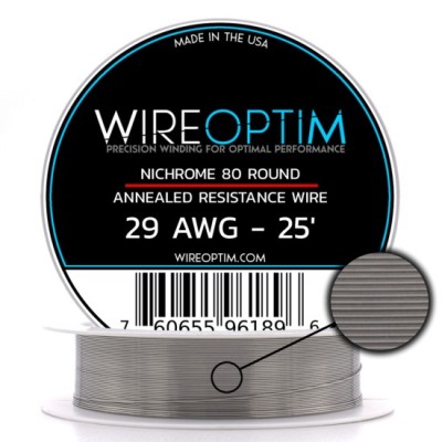 Wire Optim | Nichrome 80 - 29 GA Makara Rezistans Teli - 25 FT - Orijinal