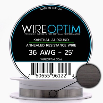 Wire Optim | Kanthal A1 - 36 GA Makara Rezistans Teli - 25 FT - Orijinal