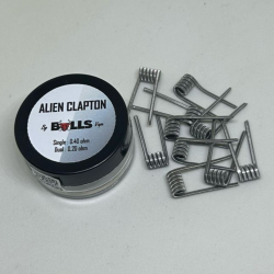 Bulls Ni80 Alien Clapton - 10 Adet Tel | Single 0.40 Ohm - Dual 0.20 Ohm