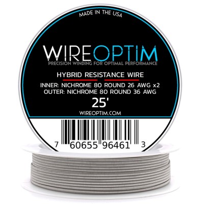 Wire Optim | DL 2x Core Alien Fused Clapton Makara - 26 ni80 x2 / 36ni80 - 25 FT