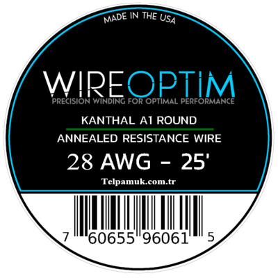 Wire Optim - Kanthal A1 - Rezistans Teli | 25 FT - Orijinal - Yüksek Kalite