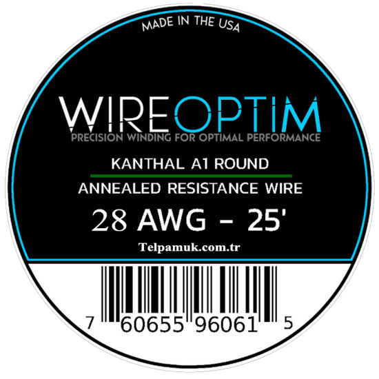 Wire Optim - Kanthal A1 - Rezistans Teli | 25 FT - Orijinal - Yüksek Kalite