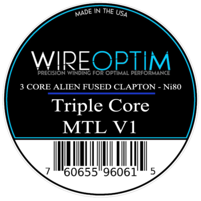 Wire Optim | Triple Core MTL V1 Fused Clapton - Single: 0.60 Ohm | Ni80
