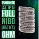 Punisher - Alien Clapton - Ni80 - Dual 0.13 Ohm | 4 Adet - Performans Teli