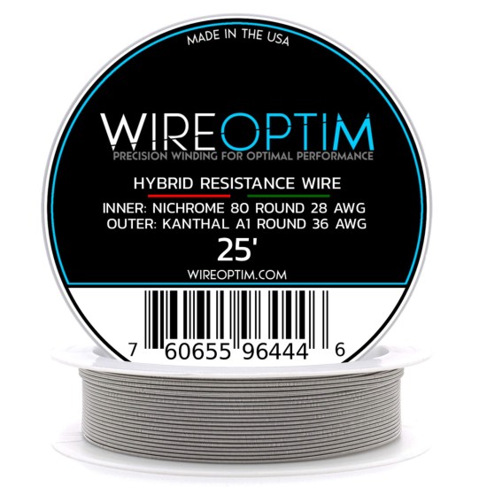 Wire Optim | MTL Clapton Makara Tel - 28 ni80 / 36k Single Core - 25 FT