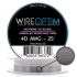 Wire Optim | Nichrome 90 - 40 GA Makara Rezistans Teli - 25 FT - Orijinal
