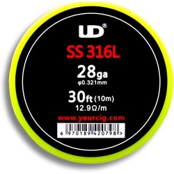 UD - SS316L Rezistans Teli (24/26/28/30ga) | 30ft - Orijinal