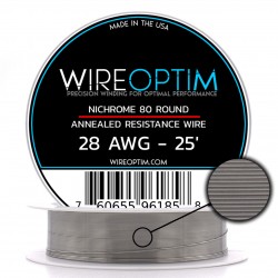 WireOptim - Nichrome 80 Makara Rezistans Teli - 25 FT - Orijinal