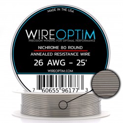 WireOptim - Nichrome 80 Makara Rezistans Teli - 25 FT - Orijinal